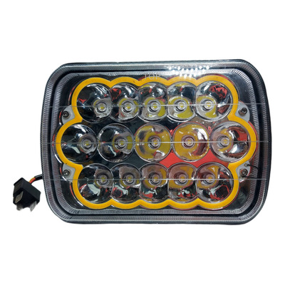 Par Faros Unidad 5x7 15 Led Ojo Ángel