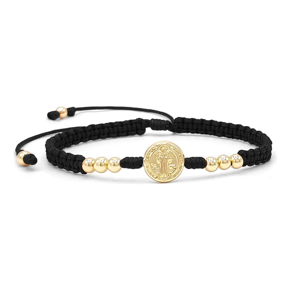 Pulsera San Benito De Abad Oro Laminado 18k Iconic Store