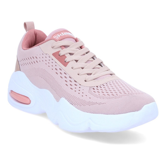 Tenis De Piso Casual Dama Rosa 565-64