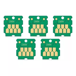 5 Chips Caja Mantenimiento F170 F160 F130 Sc23mb C13s210125