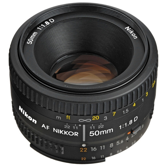 Lente Normal Nikon Af Nikkor 50mm F/1.8d - Original - 