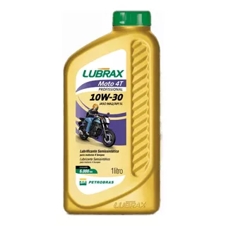 Aceite Motor Lubrax Atv Moto 10w40 4t Semisintetico 1 Litro 