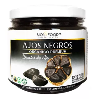 Ajo Negro Biofoodmx Organico Premium Original Gourmet 300g