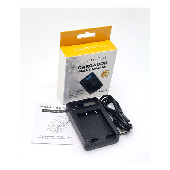 Iluminus Cargador Para Baterías Fujifilm Np-w126s