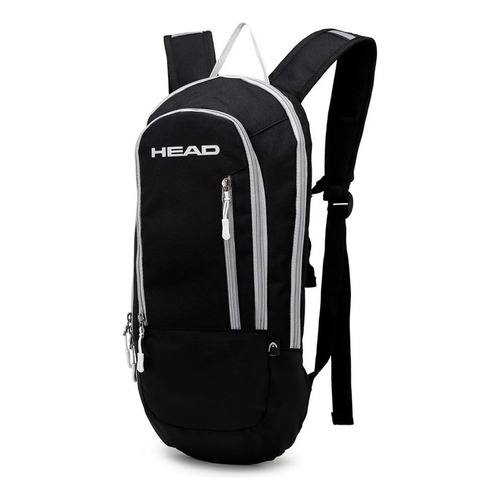 Mochila Head Deportiva Trekking Running Bicicleta Viajes Color Negro