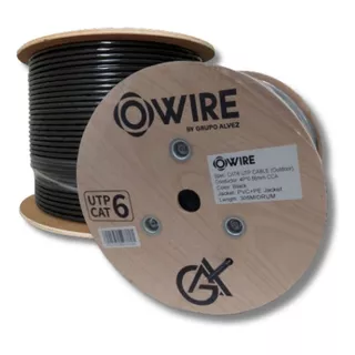 Cable Utp Cat6 305 Mts Wire Para Exteriores 