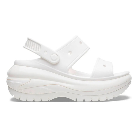 Crocs Classic Mega Crush Sandal White Originales