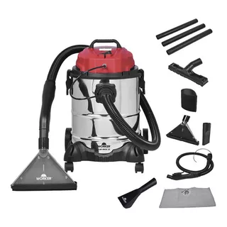 Extratora Para Limpeza 1400w 25l 127v Elw 25 - Worker Cor Prateado/vermelho/preto