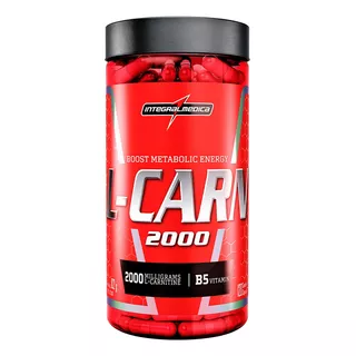 L-carn 2000 Com Vitamin B5 120 Cápsulas - Integralmédica