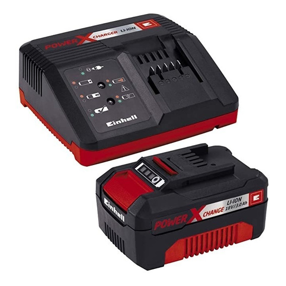 Cargador Rapido Y Batería Kit Einhell 18v 4 Ah Power Change