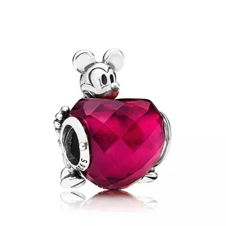 Pandora Charm Mickey Love Heart Original + Kit De Regalo