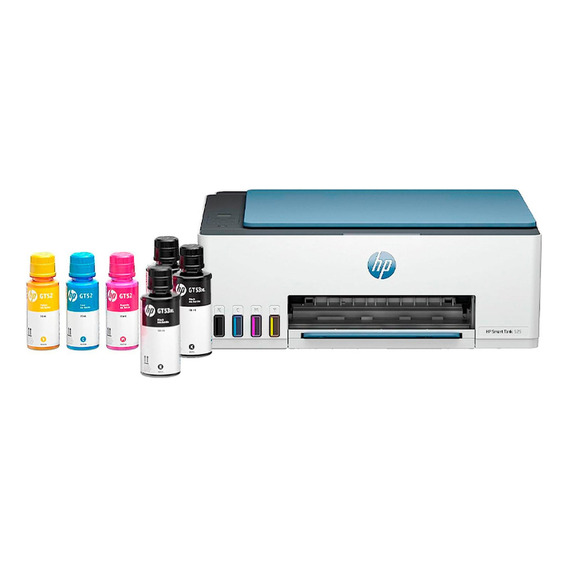 Multifuncional Hp Smart Tank 525 Tinta Continua 5 Tintas Hp5 Color 52055