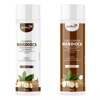 Kit Shampoo + Condicionador Mandioca 2x300ml Paiolla