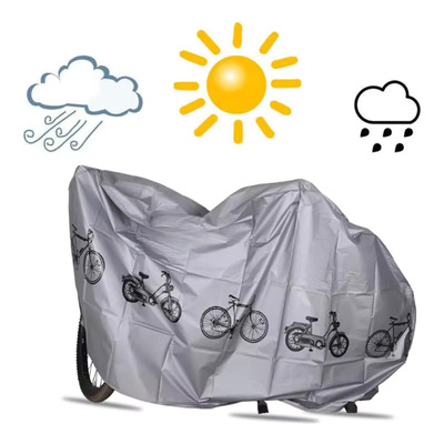 Funda Para Bicicleta Impermeable Protección Uv Lluvia (2pcs)