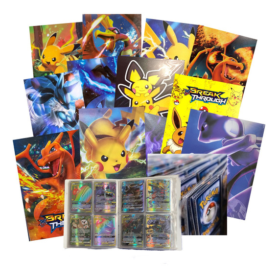 Carpeta Album Tgc, Para 240 Cartas, Diseños Pokemon!