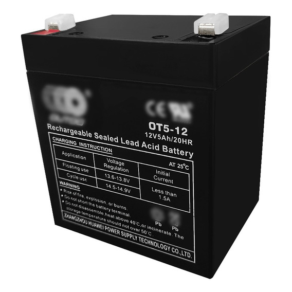 Batería12v 5ah Recargable Para Parlantes Altavoz Bafles