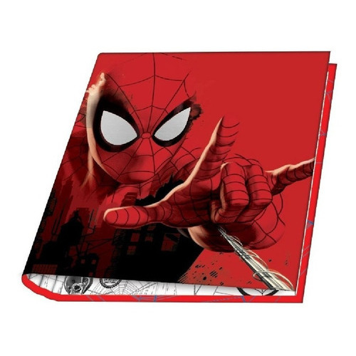 Carpeta Mooving N°3 X 40 Mm Escolar Spiderman Color Roja