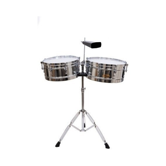 Timbaleta Parquer Master 13 Y 14 Con Soporte Cencerro Cuota