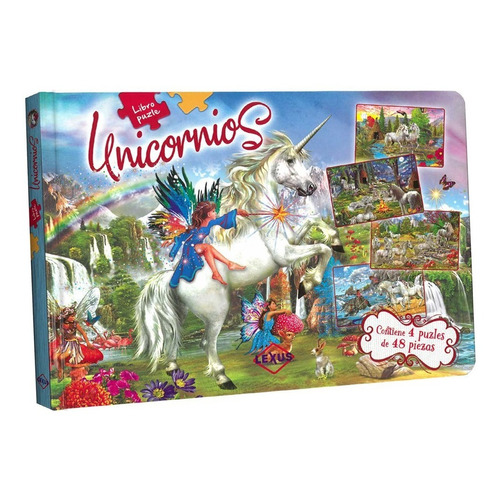 Libro Rompecabezas Unicornios