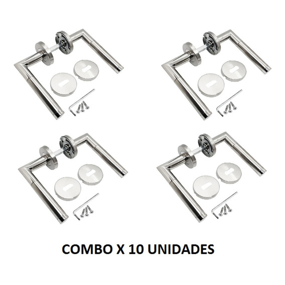 Picaporte Acero Inoxidable  Toshi Combo X10 