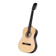 Guitarra Criolla Clásica Parquer Custom Gc109 Para Diestros Marrón Clara Laca
