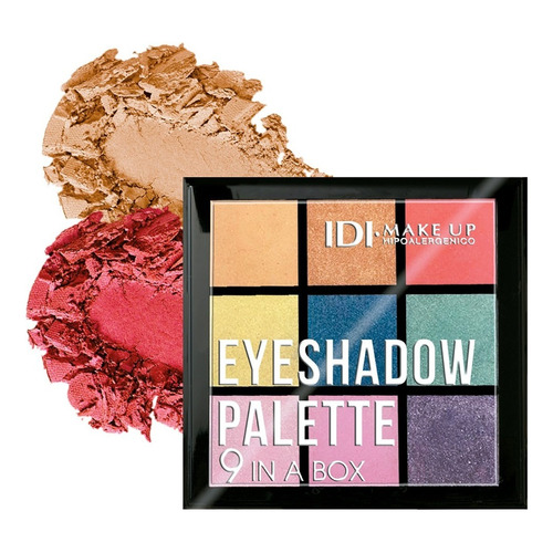 Idi Paleta Sombra Hipoalergenica 9 In A Box Eyeshadow Makeup