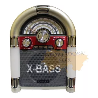 Bocina Retro Clasica Radio Fm Bluetooth Usb Aux Vintage