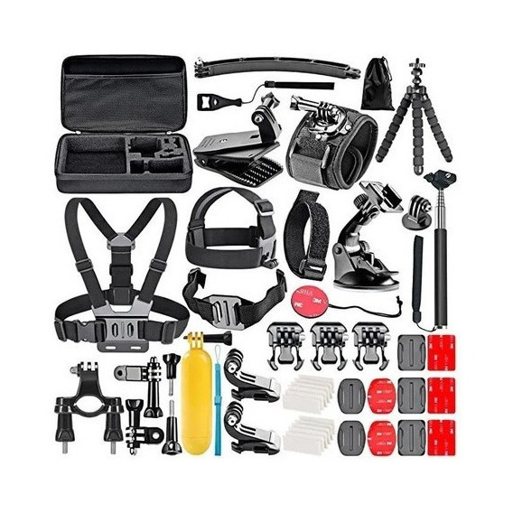 Kit De Accesorios 50 En 1 Para Cámara De Acción Gopro Hero