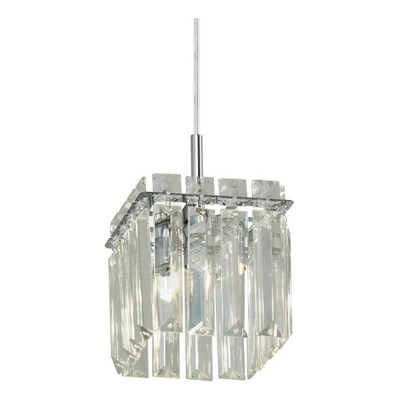 Colgante 1 Luz Capella Cristal Apto Led G9 Deco Moderno Pal