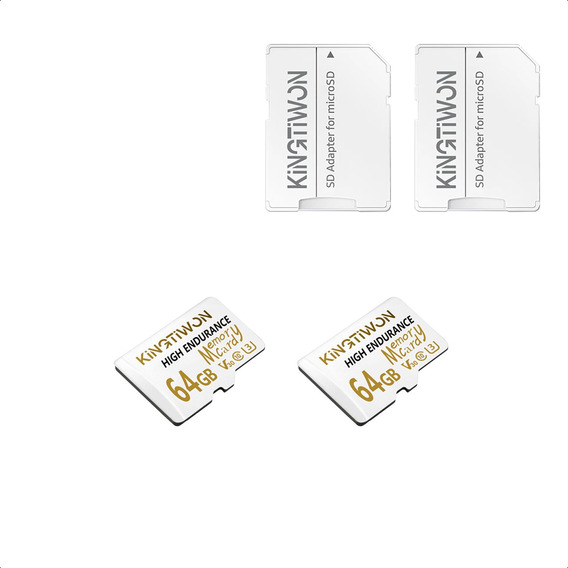 Tarjeta De Memoria 64gb Micro Sd Con Adaptador 64gb 2pcs A2