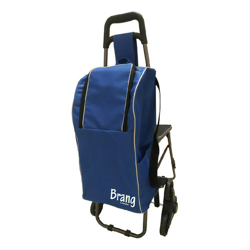 Bolsa Mochila Carrito Mandado Desmontable Azul Brang