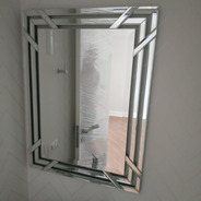 Espelho Veneziano 80cm X 60cm Lavabo Ou Banheiro Luxo