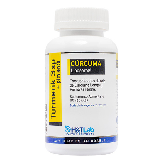 Curcuma Con Pimienta Liposomal Tumerik 3xp 60 Caps Hyt Lab
