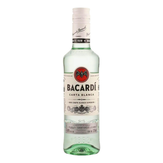 Ron Bacardi Blanco 375 Ml