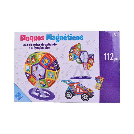 Bloques Magnéticos 112 Piezas El Duende Azul 7430 