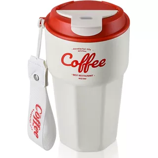 Copo Térmica Coffe Em Aço Inoxidável Para Bebidas 420ml
