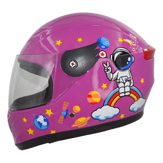 Casco Niño Niña Con Luz Led Infantil Bici moto scooter