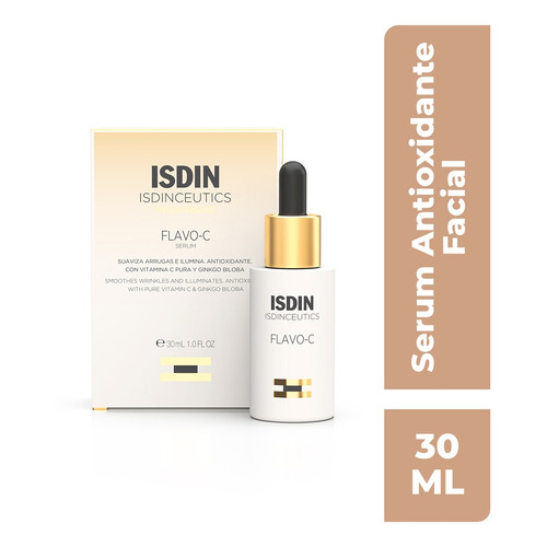 Isdinceutics Flavo C Serum 30 Ml Antioxidante Vitamina C Momento de aplicación Día/Noche