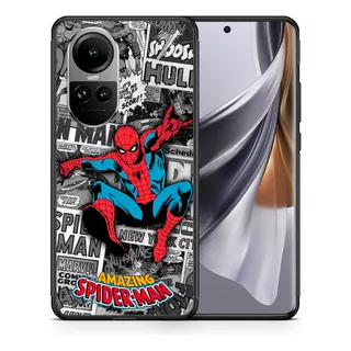 Funda Tpu Para Oppo Reno 10 5g Arte Anime Manga Super Heroes