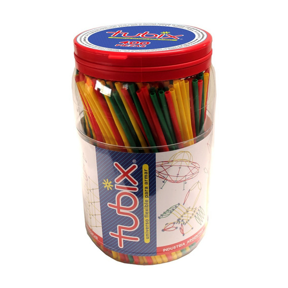 Tubix Juego Didactico De Encastre Balde Tubo 400 Piezas