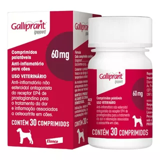 Galliprant 60mg 30 Comprimidos Anti-inflamatório Cães