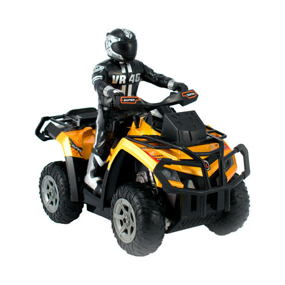 Moto Control Remoto Stunt Cross Toy Logic Color Amarillo