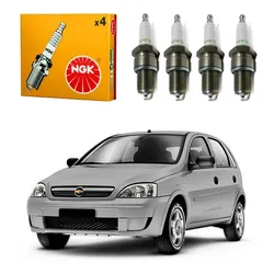  Jogo Velas Ngk Corsa 1.4 Flex 2007 A 2015