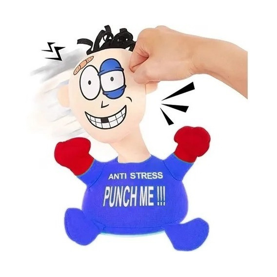 Juguete Muñeco Anti Estrés Relajante Golpéable Punch Me