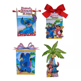 Kit Festa Personalizados Lilo E Stitch Lembrancinhas 3d