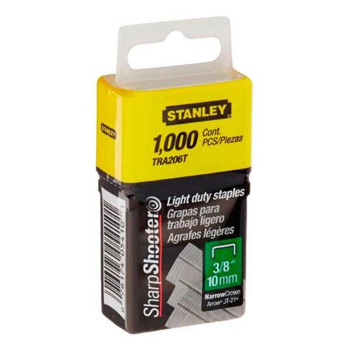 Caja grapadora manual de 10 mm X1000 Unidades - Stanley
