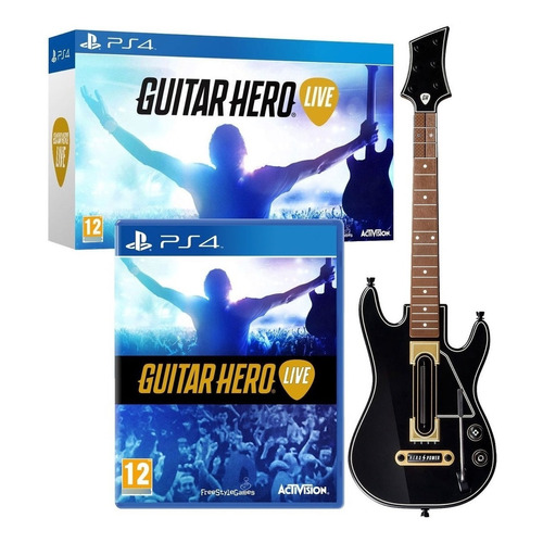 Guitar Hero Live  Guitar Bundle Activision PS4 Físico