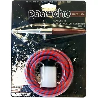 Aerógrafo Marca Paasche De Acción Sencilla H-card + Bonus