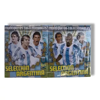 Muñecos Selección Argentina 2010 Mini Toys Pack X12 Unidades