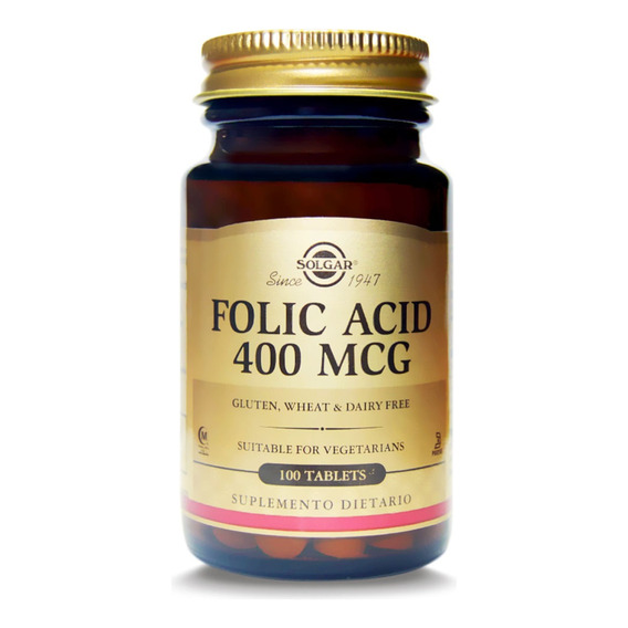 Folic Acid 400mg X 100 Tabletas